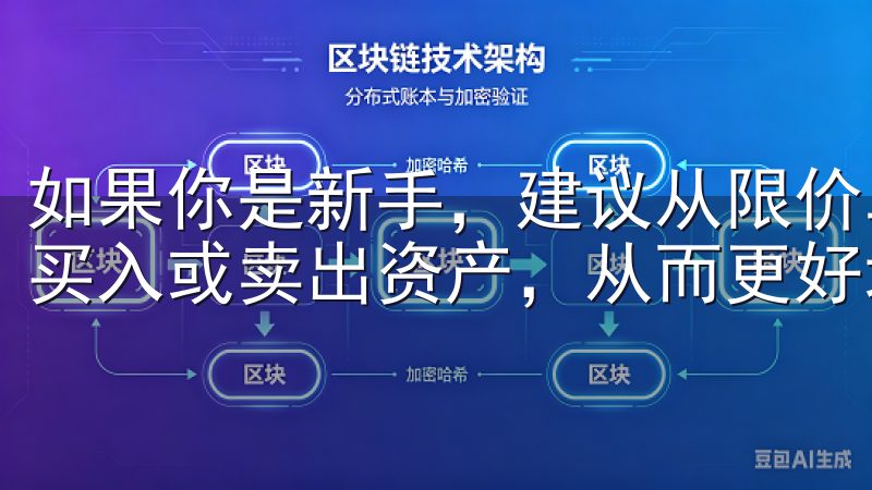 如果你是新手，建议从限价单开始，因为它可以让你在特定价格买入或卖出资产，从而更好地控制风险。